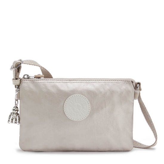 Kipling Creativity XB Metallic Crossbody Väska Beige | SE 2110ZU